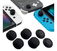 eXtremeRate 3 Paires Joysticks Anti-dérapant en Silicone Thumbsticks Grips pour Nintendo Switch Joycon&Switch OLED Manette