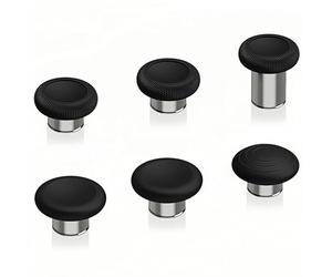 eXtremeRate 6 en 1 Joysticks Remplacement Métal pour Xbox One Elite Series 2/ Elite 2 Core Manette (Modèle 1797) - Argenté Classique