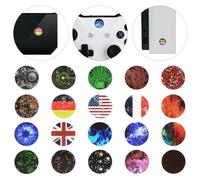 eXtremeRate 60 pcs Autocollants colorés de Switch Bouton for Xbox One/One X/One S Kinect Console and Xbox One/One X/One S/Elite Contrôleur