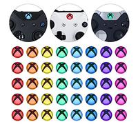 eXtremeRate Autocollants de Guide LED Switch Bouton pour Xbox One/S/X/Elite/Xbox Séries X S Manette Contrôleur avec Kit d’outils-40pcs 8 Couleurs