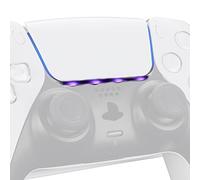 eXtremeRate Autocollants pour Pavé Tactile Lightbar LED Compatible avec ps5 Manette, avec Ensemble d'Outils pour ps5 Controller, 40 pièces en 8 Couleurs