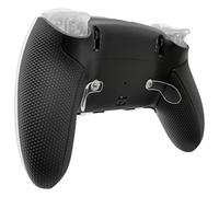 eXtremeRate Beyond-Arc Coque Arrière pour ps5 Edge Manette avec Grip en Caoutchouc & Coque Décorative de Remplacement pour ps5 Edge Controller-Noir