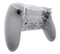 eXtremeRate Beyond-Arc Coque Arrière pour ps5 Edge Manette avec Grip en Caoutchouc & Coque Décorative de Remplacement pour ps5 Edge Controller-Gris Plomb Foncé