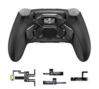 eXtremeRate Beyond Palette pour ps5 Edge Manette avec Coque Arrière Redessinée & Écran OLED,4 Boutons Programmable pour ps5 Edge Controller-Noir