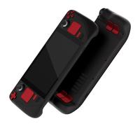 eXtremeRate Bouton Accessoires pour Steam Deck LCD Console,Bouton de Remplacement ABXY D-Pad Trackpad Triggers avec Tournevis Outils-Rouge Écarlate