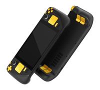 eXtremeRate Bouton de Remplacement pour Steam Deck LCD, Bouton pour Steam Deck LCD, Bouton Chromé Doré pour Steam Deck LCD, Coque Non Inclus