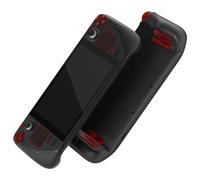 eXtremeRate Bouton de Remplacement pour Steam Deck LCD, Bouton pour Steam Deck LCD, Bouton Rouge Transparent pour Steam Deck LCD, Coque Non Inclus