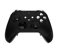 eXtremeRate Bouton de Remplacement pour Xbox One Elite Series 2 Manette, Trigger LB RB LT RT Bumpers ABXY Start Back Sync Buttons Customisé pour Xbox One Elite V2 Manette Modèle 1797, Argenté Chromé