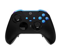 eXtremeRate Bouton de Remplacement pour Xbox One Elite Series 2 Manette, Trigger LB RB LT RT Bumpers ABXY Start Back Sync Buttons Customisé pour Xbox One Elite V2 Manette Modèle 1797, Violet Bleu