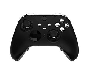 eXtremeRate Bouton de Remplacement pour Xbox One Elite Series 2 Manette, Trigger LB RB LT RT Bumpers ABXY Start Back Sync Buttons Customisé pour Xbox One Elite V2 Manette Modèle 1797, Argenté Chromé