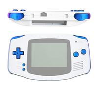 eXtremeRate Boutons Complets de Remplacement pour GBA Gameboy Advance Console, Console Portable Pas Incluse - Caméléon Violet Bleu