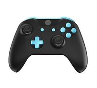 eXtremeRate Boutons Customisé Complet pour Xbox One S/X Manette, Trigger LB RB LT RT Bumpers D-Pad ABXY Start Back Sync Buttons de Remplacement pour Xbox One S/X Manette (Modèle 1708), Bleu Céleste