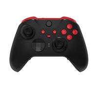 eXtremeRate Boutons Customisé pour Xbox One Elite Series 2 Manette, Trigger LB RB LT RT Bumpers ABXY Start Back Sync Buttons de Remplacement pour Xbox One Elite V2 Manette, Rouge