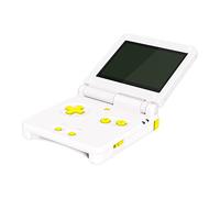 eXtremeRate Boutons de Remplacement pour Gameboy Advance SP GBA SP, Console Portable Non Incluse, Jaune Brillant