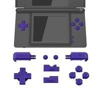 eXtremeRate Boutons de Remplacement pour Nintendo DS Lite Console Portable, Bouton D-Pad ABXY Start Select RL Power Volume Keys pour NDSL, Console Portable Non Incluse, Violet