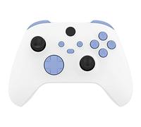 eXtremeRate Boutons de Remplacement pour Xbox Series X/S Manette, LB RB LT RT Triggers Bumpers D-Pad ABXY Start Back Sync Share Boutons pour Xbox Series S/X Manette Lilas