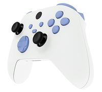 eXtremeRate Boutons de Remplacement pour Xbox Series X/S Manette, LB RB LT RT Triggers Bumpers D-Pad ABXY Start Back Sync Share Boutons pour Xbox Series S/X Manette(sans Lettres) Lilas