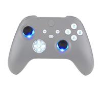 eXtremeRate Boutons Lumineux LED pour Xbox Series X S Manette avec Joystick de Remplacement pour Xbox Series X S,DTF V2 LED Kit pour Xbox Core Controller(sans Manette)-Blanc