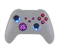 eXtremeRate Boutons Lumineux LED pour Xbox Series X S Manette avec Joystick de Remplacement pour Xbox Series X S,DTF V2 LED Kit pour Xbox Core Controller(sans Manette)-Rouge Écarlate