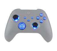 eXtremeRate Boutons Lumineux LED pour Xbox Series X S Manette avec Joystick de Remplacement pour Xbox Series X S,DTF V2 LED Kit pour Xbox Core Controller(sans Manette)-Caméléon Violet Bleu