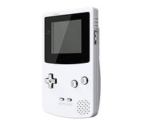 eXtremeRate Boutons Touche Complets de Remplacement pour GBC Gameboy Color, Console Portable Pas Incluse， Argent Chromé