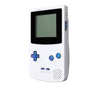 eXtremeRate Boutons Touche Complets de Remplacement pour GBC Gameboy Color, Console Portable Pas Incluse, Caméléon Violet Bleu