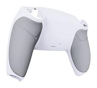 eXtremeRate Coque Arrière pour ps5 Manette BDM-010/020/030/040/050/060, Coque de Remplacement pour ps5 Manette, Boîtier Arrière Personnalisée avec Grip en Caoutchouc, Blanc