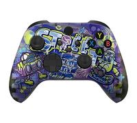 eXtremeRate Coque Avant Customisée pour Xbox Séries X/S, Coque Avant de Remplacement pour Xbox Séries X/S Manette, Street Art