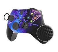 eXtremeRate Coque Avant de Remplacement avec Anneaux pour Xbox Séries X/S Manette, Coque Avant ASR Version avec Anneaux pour Xbox Séries X/S Manette (Modèle 1914), Origine du Chaos