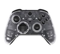 eXtremeRate Coque Avant de Remplacement pour Xbox One Elite Series 2 Manette, Coque Avant Customisé avec Anneaux pour Xbox One Elite Series 2 Manette, Modèle 1797, Transparent