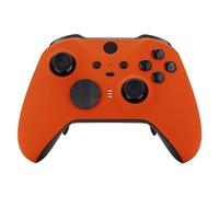 eXtremeRate Coque Avant de Remplacement pour Xbox One Elite Series 2 Manette, Coque Avant Customisé avec Anneaux pour Xbox One Elite Series 2 Manette, Modèle 1797, Orange
