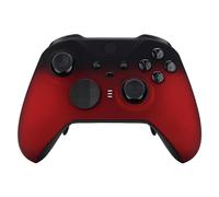 eXtremeRate Coque Avant de Remplacement pour Xbox One Elite Series 2 Manette, Coque Avant Customisé avec Anneaux pour Xbox One Elite Series 2 Manette, Modèle 1797, Dégradé Rouge