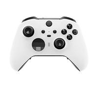 eXtremeRate Coque Avant de Remplacement pour Xbox One Elite Series 2 Manette, Coque Avant Customisé avec Anneaux pour Xbox One Elite Series 2 Manette, Modèle 1797, Blanc
