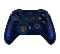 eXtremeRate Coque Avant de Remplacement pour Xbox One Elite Series 2 Manette, Coque Avant Customisé avec Anneaux pour Xbox One Elite Series 2 Manette, Modèle 1797, Bleu Clair