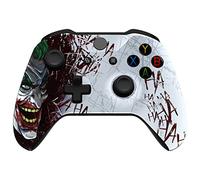 eXtremeRate Coque Avant de Remplacement pour Xbox One S/X Manette, Coque Avant avec Motifs pour Xbox One S/X Manette (Modèle 1708), Clown Fou HA