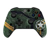 eXtremeRate Coque Avant de Remplacement pour Xbox One S/X Manette, Coque Avant avec Motifs pour Xbox One S/X Manette (Modèle 1708), Mechs Armés