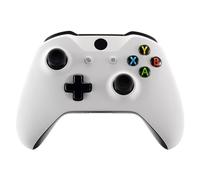 eXtremeRate Coque Avant de Remplacement pour Xbox One S/X Manette, Coque Shell Avant Coloré pour Xbox One S/X Manette (Modèle 1708), Blanc