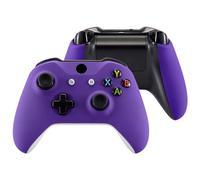 eXtremeRate Coque Avant Grips Poignées pour Xbox One S/X Manette, Coque de Remplacement pour Xbox One S/X Manette, Boîtier Customisé pour Modèle 1708, Violet