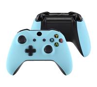 eXtremeRate Coque Avant Grips Poignées pour Xbox One S/X Manette, Coque de Remplacement pour Xbox One S/X Manette, Boîtier Customisé pour Modèle 1708, Azuré