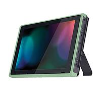 eXtremeRate Coque Cadre de Remplacement pour Nintendo Switch Console, Coque Cadre Customisé pour Nintendo Switch Console, avec Bouton Volume Power Plateau, Matcha Vert