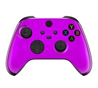 eXtremeRate Coque Chromé pour Xbox Séries X/S, Coque Shell Avant de Remplacement pour Xbox Séries X/S Manette, Chromé Violet