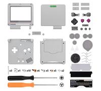 eXtremeRate Coque Customisée avec Boutons Complète pour GBA SP, Coque Motifs rétro Remplacement Compatible avec Écrans IPS et LCD Standard, Console et Écran Non Incluse,Classic 1989 GB DMG-01