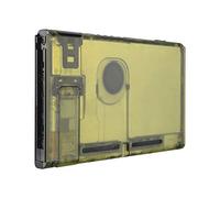 eXtremeRate Coque de Remplacement Arrière pour Nintendo Switch Console, Coque Arrière Customisé avec Support pour Nintendo Switch, Jaune Ambre