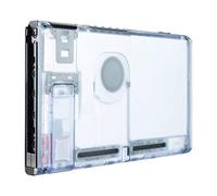 eXtremeRate Coque de Remplacement Arrière pour Nintendo Switch Console, Coque Arrière Customisé avec Support pour Nintendo Switch, Bleu Glacier