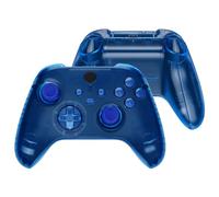 eXtremeRate Coque de Remplacement avec Bouton Complet pour Xbox Series X/S, Coque Avant Arrière avec Bouton Customisé pour Xbox Series X/S Manette, Transparent Bleu