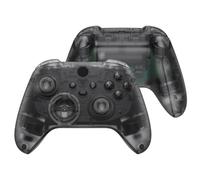 eXtremeRate Coque de Remplacement avec Bouton Complet pour Xbox Series X/S, Coque Avant Arrière avec Bouton Customisé pour Xbox Series X/S Manette, Noir Transparent