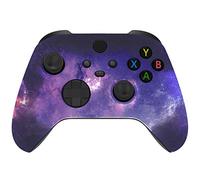 eXtremeRate Coque de Remplacement pour Xbox Séries X/S, Coque Etui Avant Customisée pour Xbox Séries X/S Manette, Nébuleuse Violet
