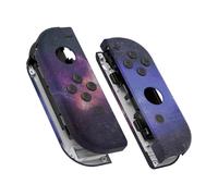 eXtremeRate Coque Joycon pour Nintendo Switch Accessoires, Coque avec Motif et Bouton pour Nintendo Switch & OLED Joycon-Nébuleuse Galaxie