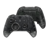 eXtremeRate Coque Manette pour Xbox One Elite Series 2 Cover Grip avec Boutons & Joystick Anneaux,Couvercle Rechange pour Xbox Elite Series 2 Core Controller - Modèle 1797,Noir Transparent