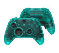 eXtremeRate Coque Manette pour Xbox One Elite Series 2 Cover Grip avec Boutons & Joystick Anneaux,Couvercle Rechange pour Xbox Elite Series 2 Core Controller - Modèle 1797,Vert Émeraude